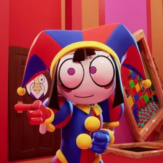 😱 d3726854 The Amazing Digital Circus Sirkus digital, Kartun, Karakter, Animasi, Badut, Animasi 3D telegram sticker