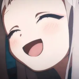 🥯 064542bd 动漫, 角色, 微笑, 快乐, 可爱, 漫画 telegram sticker