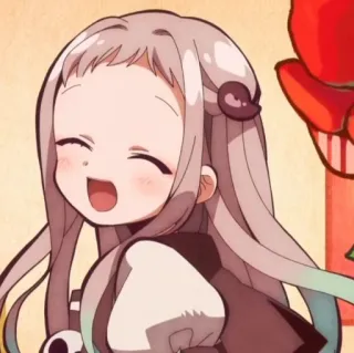 🥯 3f47cb33 Nene Yashiro Toilet-bound Hanako-kun 动漫, 漫画, 角色, 微笑, 可爱, 八寻宁宁, 地缚少年花子君 telegram sticker