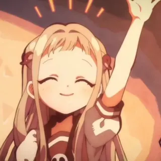 🥯 83d7d330 Nene Yashiro Toilet-bound Hanako-kun 动漫, 漫画, 制服, 角色, 可爱, 微笑, 地缚少年花子君 telegram sticker