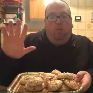 🥄 6251d825 person, cookies, food, portrait, dessert telegram sticker