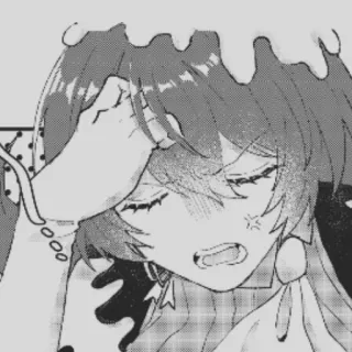 😤 188adec1 Аниме, Манга, Расстроен, Раздражен, Мультфильм, Иллюстрация telegram sticker