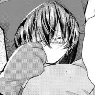 😿 40680766 Аниме, Манга, Персонаж, Искусство, Иллюстрация, Рисунок telegram sticker