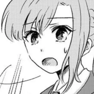 😦 a0367dfa Аниме девушка, Манга, Мультфильм, Выражение, В шоке, Милый/ая, Эмоциональный/ая telegram sticker