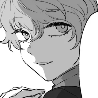 😏 d6dc8ef6 Аниме, Манга, Персонаж, Портрет, Искусство, Иллюстрация telegram sticker