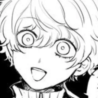 🥲 ed0ac3a5 Аниме, Манга, Мультфильм, Иллюстрация, Портрет, Персонаж telegram sticker