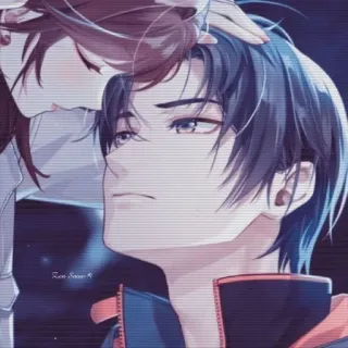 🍁 43859e8c Rose Seosan 8 Anime, Pareja, Romántico, Dibujo, Ilustración whatsapp sticker