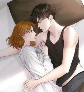 🍁 7f54faad pareja, romance, amor, relación, hombre, mujer whatsapp sticker