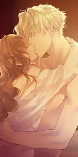 🍁 950ca031 beso, amor, romance, pareja, intimidad, cariño whatsapp sticker