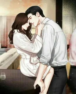 🍁 e7dc696f romance, pareja, amor, intimidad, relación, arte whatsapp sticker