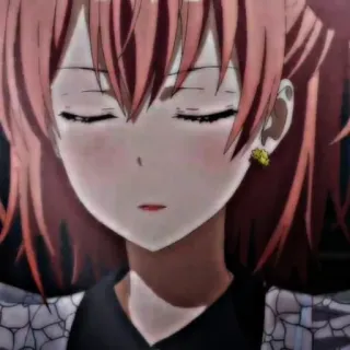 🖇 e36704fa anime, girl, sleeping, pink hair, closed eyes, calm telegram sticker