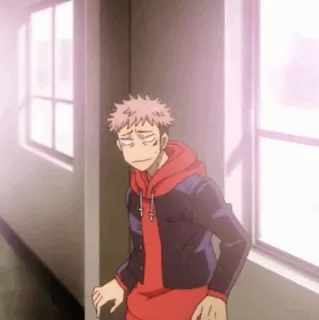 🎱 0a7663b7 Yuji Itadori Jujutsu Kaisen Anime, Manga, Garçon, Personnage, Sorcier whatsapp sticker