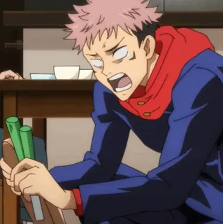 💥 b1570bf7 Yuji Itadori Jujutsu Kaisen Anime, Yuji, Itadori, Sorcellerie whatsapp sticker
