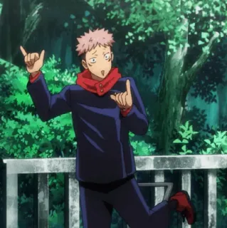 💥 b1e533c7 Yuji Itadori Jujutsu Kaisen Anime, Manga, Shonen, Sorcier, Jujutsu whatsapp sticker