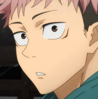 💥 d1041e57 Yuji Itadori Jujutsu Kaisen Anime, Manga, Garçon, Adolescent, Personnage whatsapp sticker