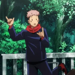 🎱 d10c297e Yuji Itadori Jujutsu Kaisen Anime, Manga, Shonen, Sorcier, Jujutsu whatsapp sticker