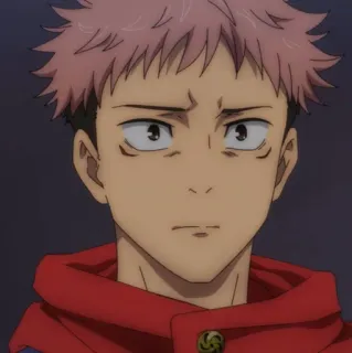 🎱 d258d7d1 Yuji Itadori Jujutsu Kaisen Anime, Manga, Sorcier, Maudit whatsapp sticker