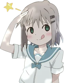 Yama no Susume - Aoi Yukimura telegram stickers