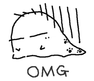 🩹 5b00ac49 Chubby 귀여운, 통통한, 괴물, 생물, 웃긴 whatsapp sticker