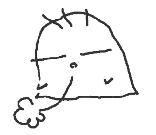 🩹 9710681c 만화, 얼룩, 귀여운, 낙서, 일러스트 whatsapp sticker