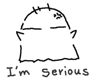 🩹 ffc2c6cb I hate you 증오, 유령, 슬픈, 만화 whatsapp sticker