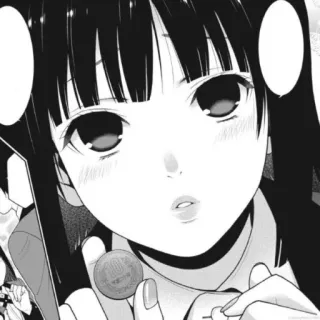 🃏 040d80ec manga, anime, girl, coin, expression, portrait telegram sticker