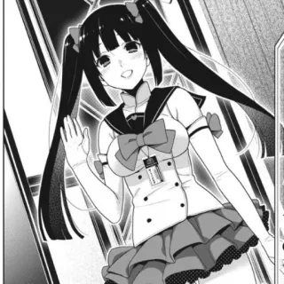 🃏 4bb009d4 anime girl, manga style, sailor uniform, illustration, female, cartoon, character art telegram sticker