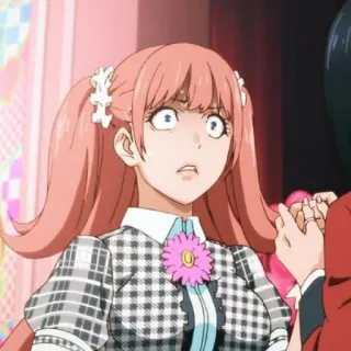 🌟 2f0b68be Mary Saotome Kakegurui Anime, Kakegurui, Mary Saotome, Personaggio, Gioco d'azzardo, Scuola, Ragazza telegram sticker