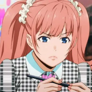 🌟 d9bd81fd Anime, Ragazza, Cartone animato, Manga, Illustrazione, Personaggio, Carino, Espressione telegram sticker