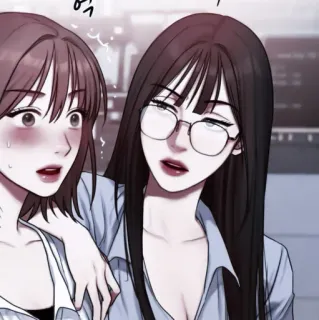 🫐 3e06edec wanita, potret, manga, ilustrasi, anime whatsapp sticker