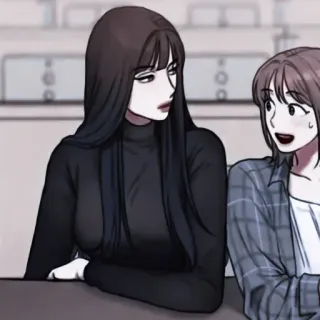 🧭 711bd040 Anime, Wanita, Gadis, Manga, Kartun, Ilustrasi whatsapp sticker