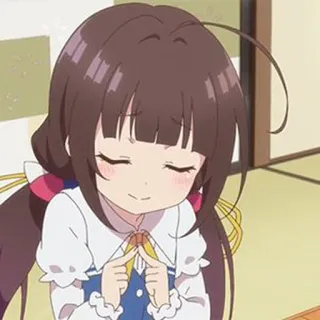 🧚‍♀ 32fcc400 애니메이션, 소녀, 만화, 귀여운, 리본 telegram sticker