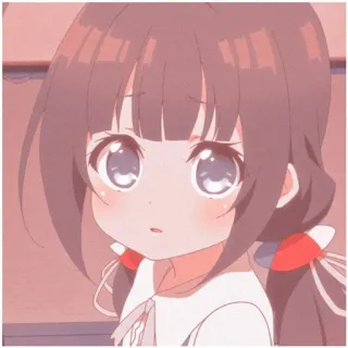 🥺 8c745f09 애니메이션 여자, 만화 캐릭터, 귀여운, 카와이 telegram sticker