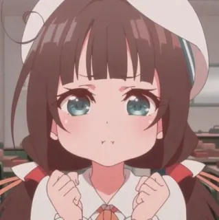 🍬 b1adfffa 애니메이션, 만화, 소녀, 귀여운, 여성, 캐릭터 telegram sticker