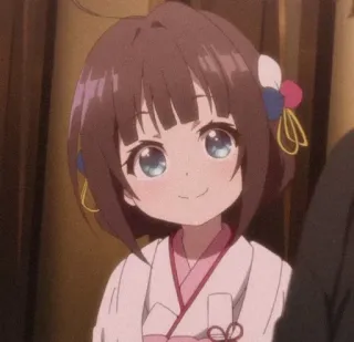 🧚‍♀ e67d04b2 애니메이션, 아이, 여자아이, 귀여운, 기모노, 일본, 전통의상, 만화 telegram sticker