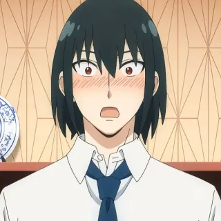 🙂 bd329dca Yuri Briar Spy × Family Аниме, Spy x Family, Юрий Брайер, Персонаж, Смущенный, Краснеющий telegram sticker