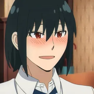 🙂 c0234a5b Yor Forger Spy x Family йор форджер, spy x family, аниме, краснеет, милый telegram sticker