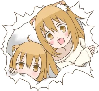 ❤️ 9d5054ff 动漫, 可爱, 卡通, 贴纸, 动漫女孩, 漫画 telegram sticker