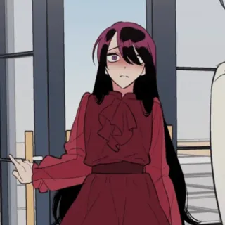 ℒ ִֶָ 🖤⊹ チェ百合₊˚⊹🕷°₊🕸꒷꒦ telegram stickers