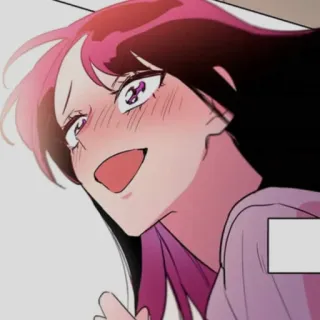 😍 b7d6b13c アニメ, 女の子, マンガ, 漫画, 女性, 表情, 幸せ telegram sticker