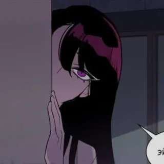 😶 d99dc405 Эй 女性, 覗き見, 漫画, アニメ, キャラクター telegram sticker