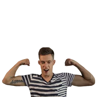 💪 126d7fa5 homme, muscle, muscles, gym, fitness, force telegram sticker