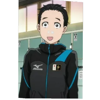 😐 304fc961 Yuri Katsuki Yuri!!! on Ice anime, figure skating, sports anime, Yuri on Ice, Yuri!!! on Ice, Yuri Katsuki whatsapp sticker
