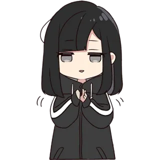 ☺️ aa339093 애니메이션 소녀, 치비, 만화, 귀여운, 만화 telegram sticker