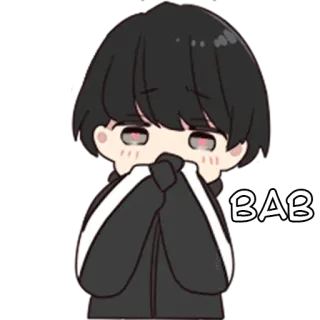 😍 9b580476 BAB anime, cartoon, character telegram sticker