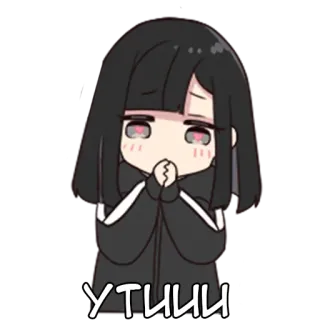 😍 a852d029 УТИИИ 애니메이션, 만화, 여자, 귀여운 whatsapp sticker