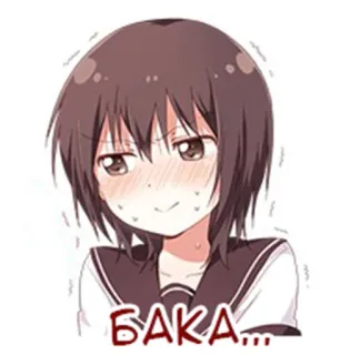 Yuru Yuri Rus by @damm1t telegram stickers
