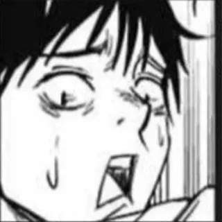 🔗 9d8dfd61 anime, manga, scared, anxious, crying whatsapp sticker