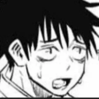 🖇 db55f60c anime, manga, crying, upset, sweat whatsapp sticker