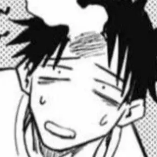 🔗 e96428a6 anime, manga, exhausted, disappointed whatsapp sticker